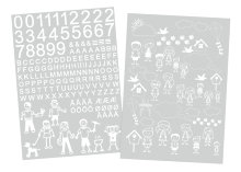 Brevlådestickers Vit